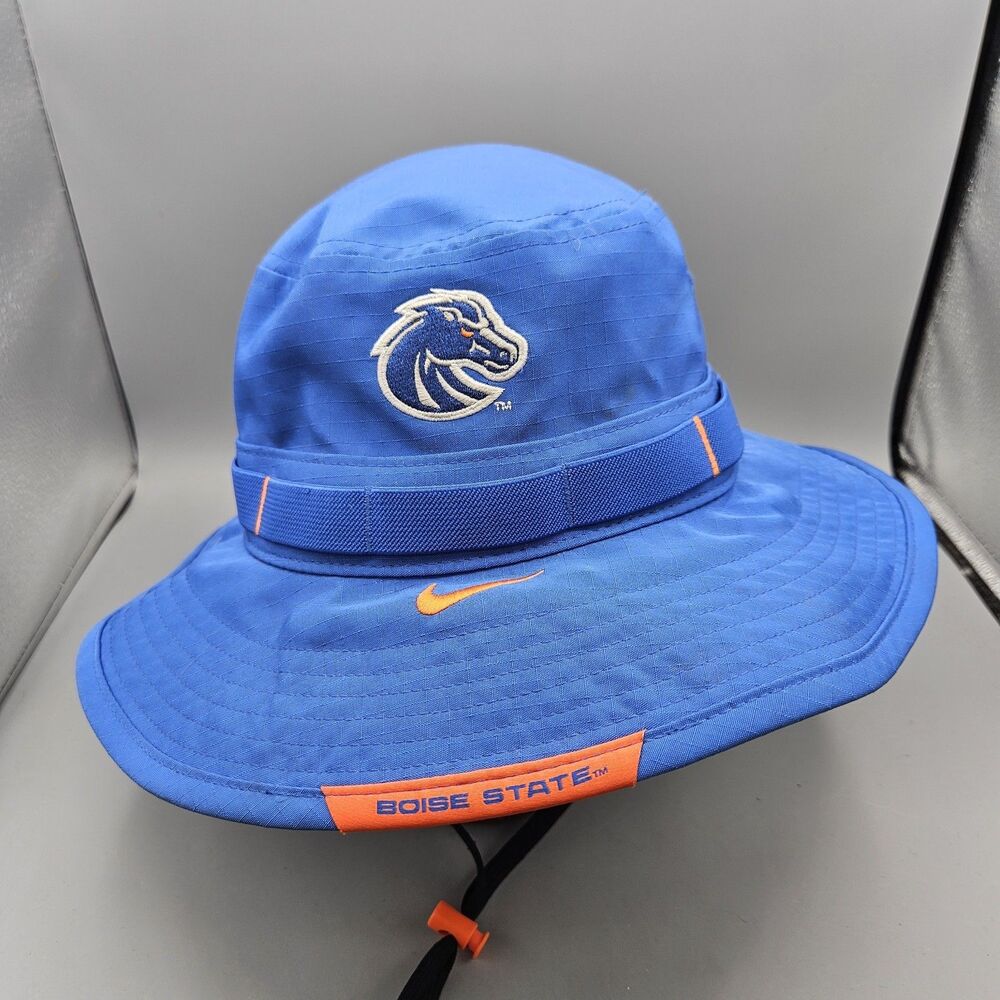 Nike Dri-FIT On Field Boise State Football Blue Bucket Hat Size Medium/Large
